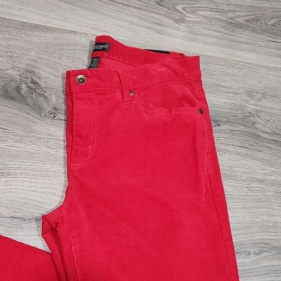 EUC Ralph Lauren Red Straight Leg Corduroy Pants - Picture 3 of 10